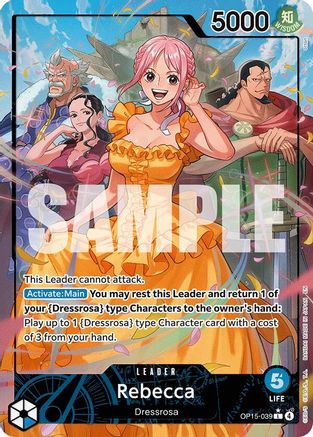 Rebecca (OP15-039) (Alternate Art) (OP15-039) - Adventure on Kami's Island Foil | Grognard Games