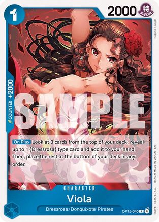 Viola (OP15-040) - Adventure on Kami's Island Foil | Grognard Games
