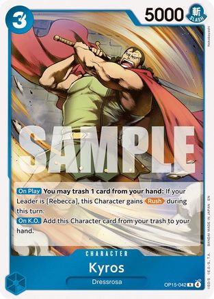 Kyros (OP15-042) - Adventure on Kami's Island Foil | Grognard Games
