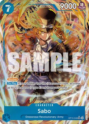Sabo (Alternate Art) (OP15-046) - Adventure on Kami's Island Foil | Grognard Games