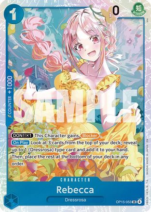 Rebecca (OP15-053) (OP15-053) - Adventure on Kami's Island Foil | Grognard Games