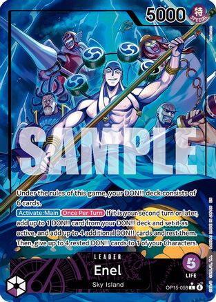 Enel (OP15-058) (Alternate Art) (OP15-058) - Adventure on Kami's Island Foil | Grognard Games