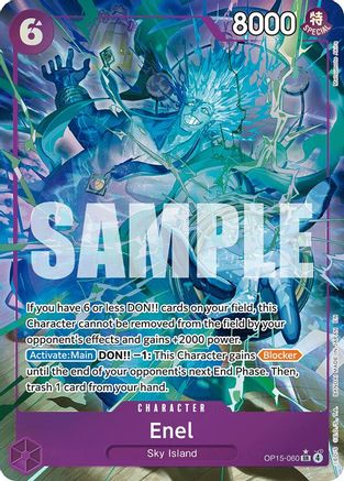 Enel (OP15-060) (Alternate Art) (OP15-060) - Adventure on Kami's Island Foil | Grognard Games