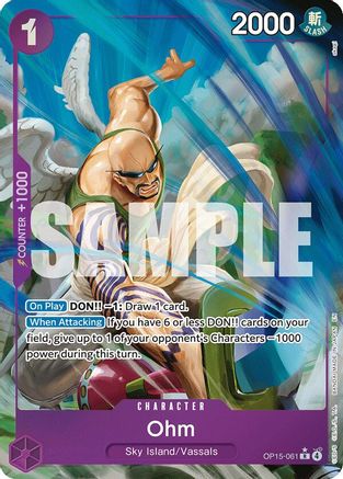 Ohm (Alternate Art) (OP15-061) - Adventure on Kami's Island Foil | Grognard Games