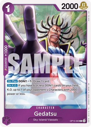 Gedatsu (OP15-063) - Adventure on Kami's Island Foil | Grognard Games