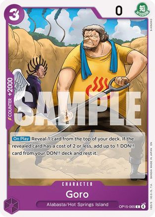 Goro (OP15-065) - Adventure on Kami's Island | Grognard Games