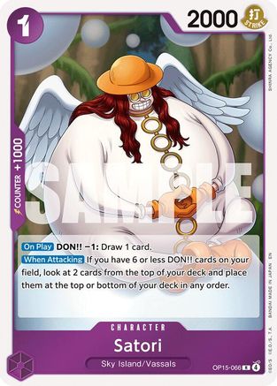 Satori (OP15-066) - Adventure on Kami's Island Foil | Grognard Games