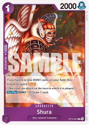 Shura (OP15-067) - Adventure on Kami's Island Foil | Grognard Games
