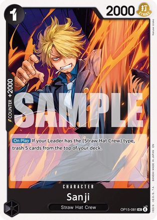 Sanji (OP15-081) (OP15-081) - Adventure on Kami's Island | Grognard Games