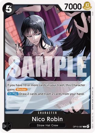Nico Robin (OP15-087) (OP15-087) - Adventure on Kami's Island | Grognard Games
