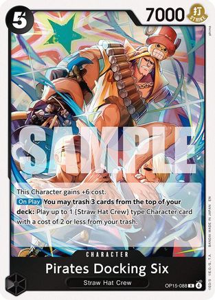 Pirates Docking Six (OP15-088) - Adventure on Kami's Island Foil | Grognard Games