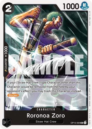 Roronoa Zoro (OP15-094) (OP15-094) - Adventure on Kami's Island | Grognard Games