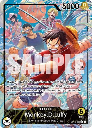 Monkey.D.Luffy (OP15-098) (Alternate Art) (OP15-098) - Adventure on Kami's Island Foil | Grognard Games