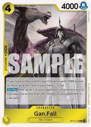 Gan.Fall (OP15-102) - Adventure on Kami's Island Foil | Grognard Games