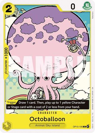 Octoballoon (OP15-106) - Adventure on Kami's Island | Grognard Games