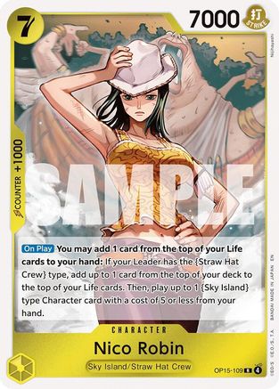 Nico Robin (OP15-109) (OP15-109) - Adventure on Kami's Island Foil | Grognard Games