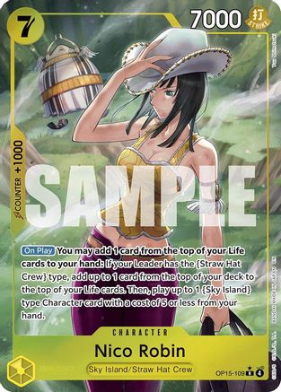 Nico Robin (OP15-109) (Alternate Art) (OP15-109) - Adventure on Kami's Island Foil | Grognard Games