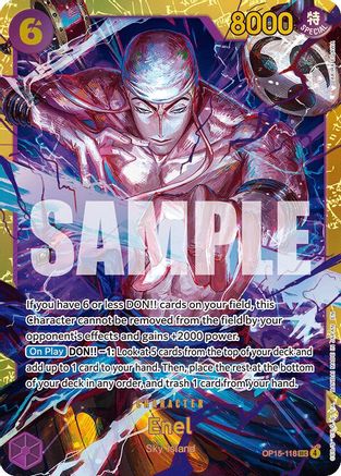 Enel (OP15-118) (OP15-118) - Adventure on Kami's Island Foil | Grognard Games