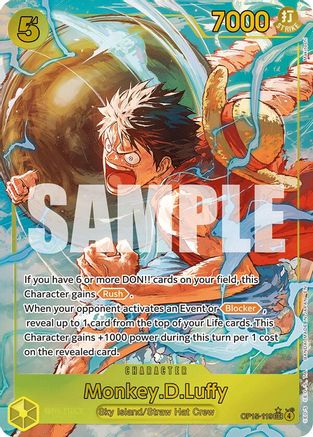 Monkey.D.Luffy (OP15-119) (Alternate Art) (OP15-119) - Adventure on Kami's Island Foil | Grognard Games