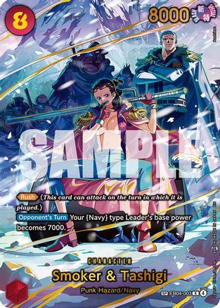 Smoker & Tashigi (SP) (EB04-003) - Adventure on Kami's Island Foil | Grognard Games