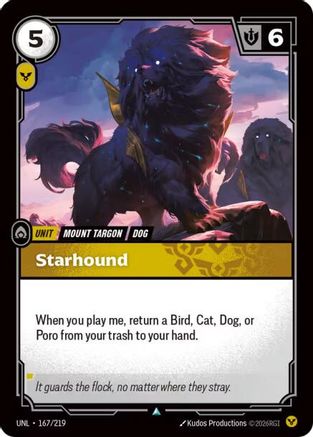 Starhound (167/219) - Unleashed Foil | Grognard Games