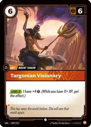 Targonian Visionary (098/219) - Unleashed Foil | Grognard Games