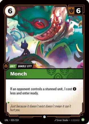 Monch (035/219) - Unleashed Foil | Grognard Games