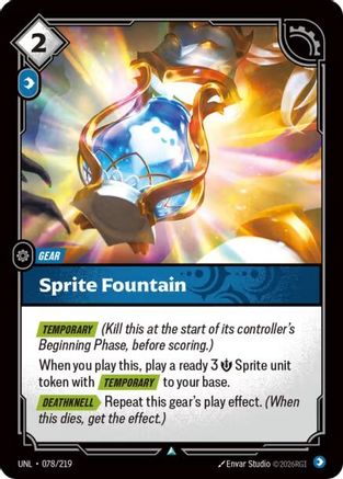 Sprite Fountain (078/219) - Unleashed | Grognard Games