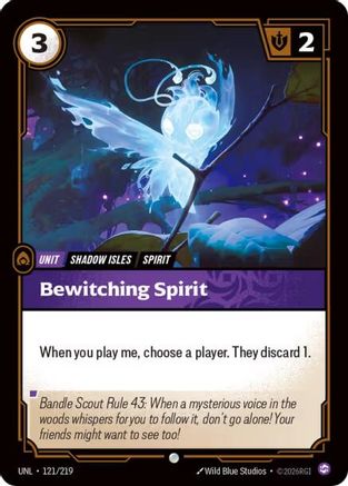 Bewitching Spirit (121/219) - Unleashed | Grognard Games