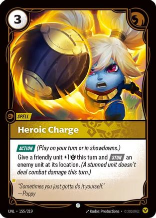 Heroic Charge (155/219) - Unleashed | Grognard Games