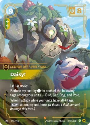 Daisy! (196/219) - Unleashed Foil | Grognard Games
