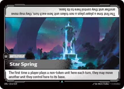 Star Spring (215/219) - Unleashed | Grognard Games