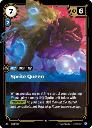 Sprite Queen (084/219) - Unleashed Foil | Grognard Games