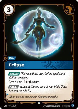 Eclipse (063/219) - Unleashed | Grognard Games