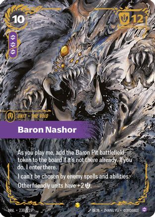 Baron Nashor (Ultimate) (238/219) - Unleashed Foil | Grognard Games