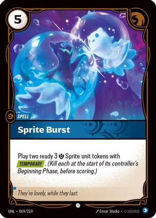 Sprite Burst (069/219) - Unleashed Foil | Grognard Games