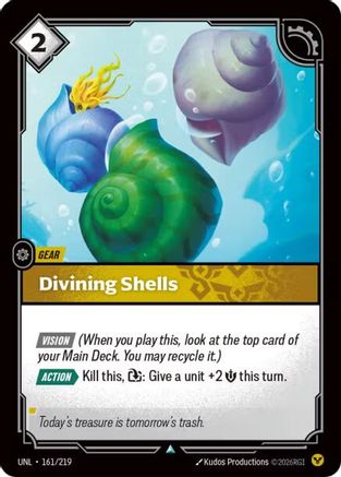 Divining Shells (161/219) - Unleashed | Grognard Games