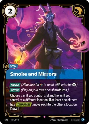 Smoke and Mirrors (083/219) - Unleashed Foil | Grognard Games