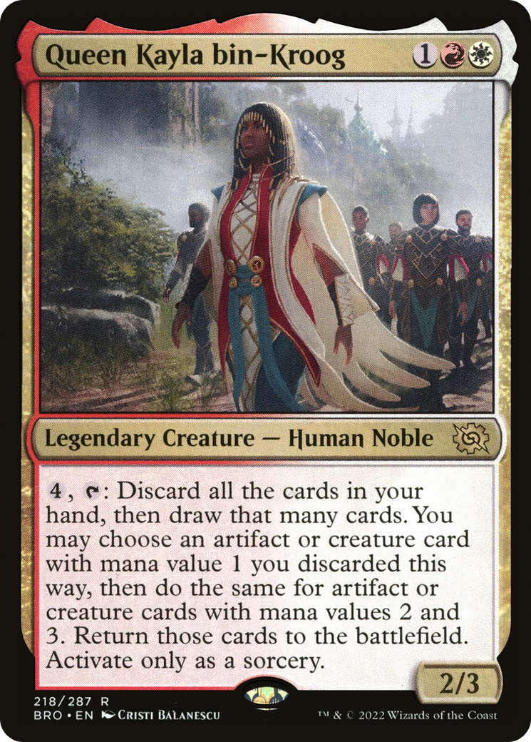 Queen Kayla bin-Kroog [The Brothers' War] | Grognard Games