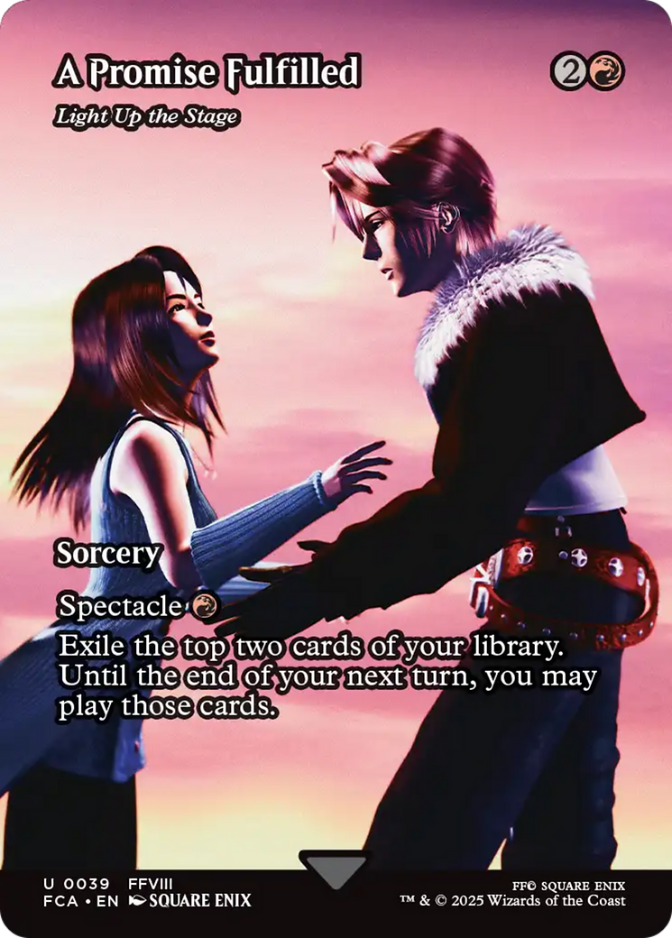 A Promise Fulfilled - Light Up the Stage (Showcase) (FCA-039) - FINAL FANTASY: Through the Ages | Grognard Games