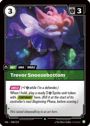 Trevor Snoozebottom (048/219) - Unleashed | Grognard Games
