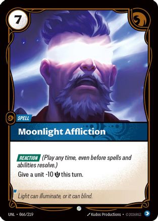 Moonlight Affliction (066/219) - Unleashed | Grognard Games