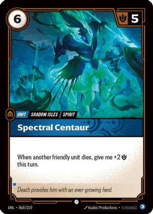 Spectral Centaur (068/219) - Unleashed | Grognard Games