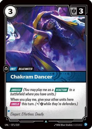 Chakram Dancer (071/219) - Unleashed | Grognard Games