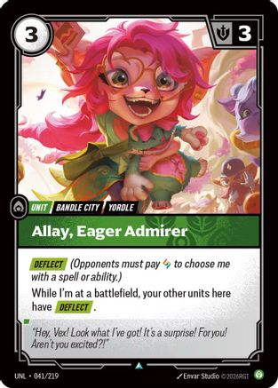 Allay, Eager Admirer (041/219) - Unleashed | Grognard Games