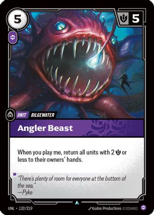 Angler Beast (132/219) - Unleashed | Grognard Games