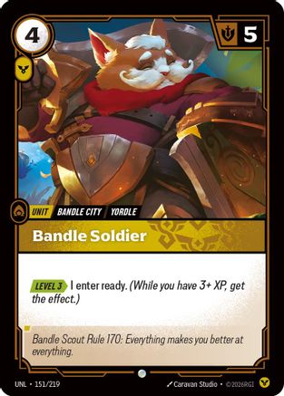 Bandle Soldier (151/219) - Unleashed Foil | Grognard Games