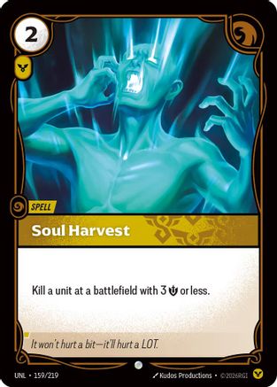 Soul Harvest (159/219) - Unleashed | Grognard Games