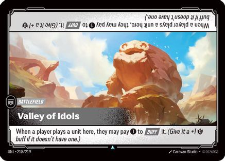 Valley of Idols (218/219) - Unleashed | Grognard Games