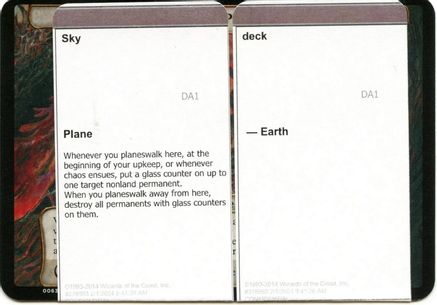 Sky Deck (Black Lotus Unknown Planechase) (OVER-) - Oversize Cards | Grognard Games